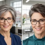 18 Short Hairstyles for Women Over 60 With Glasses