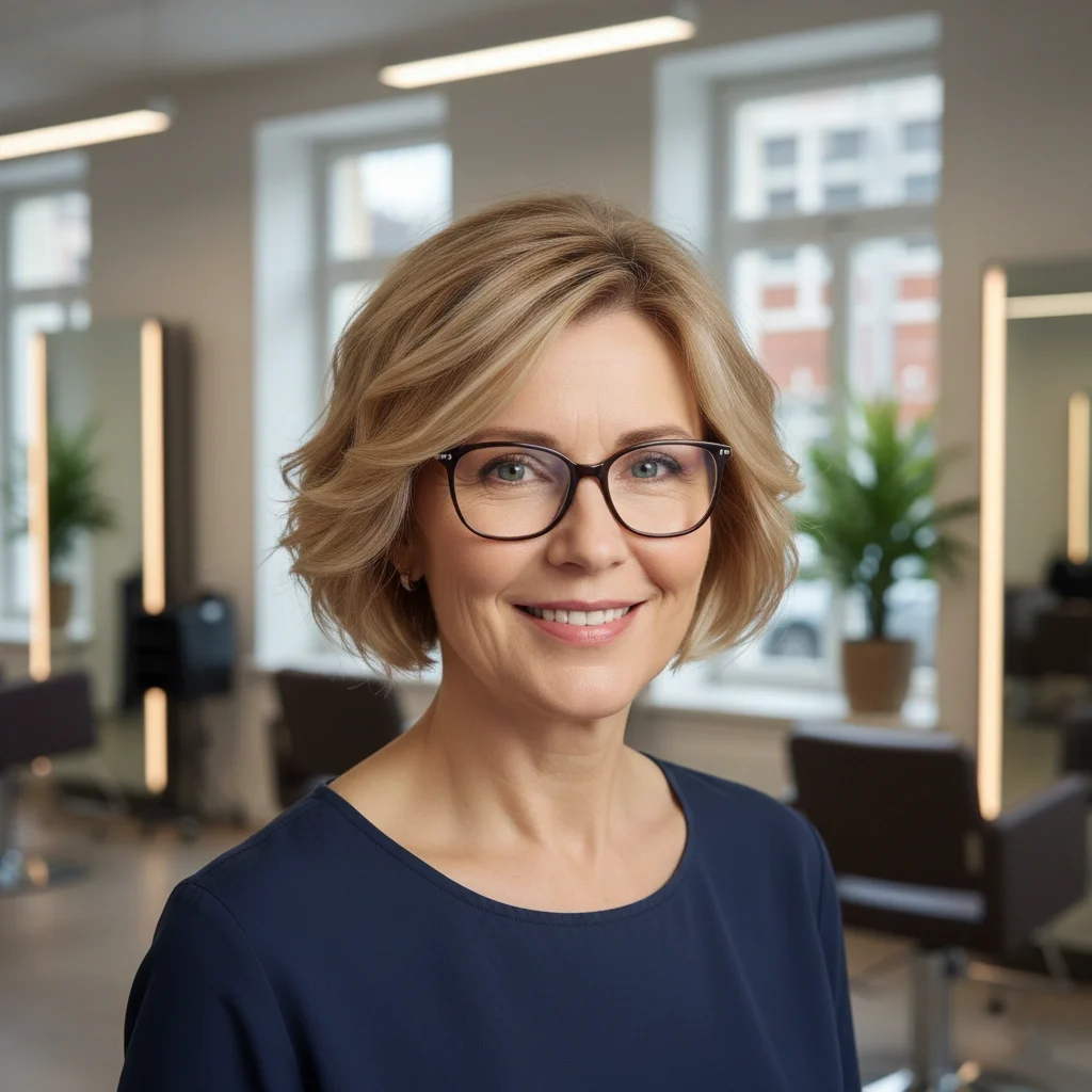 18 Short Hairstyles for Women Over 60 With Glasses