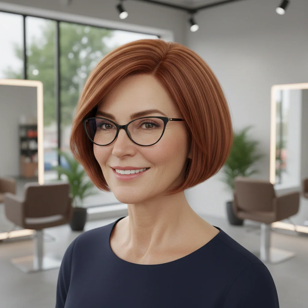 18 Short Hairstyles for Women Over 60 With Glasses
