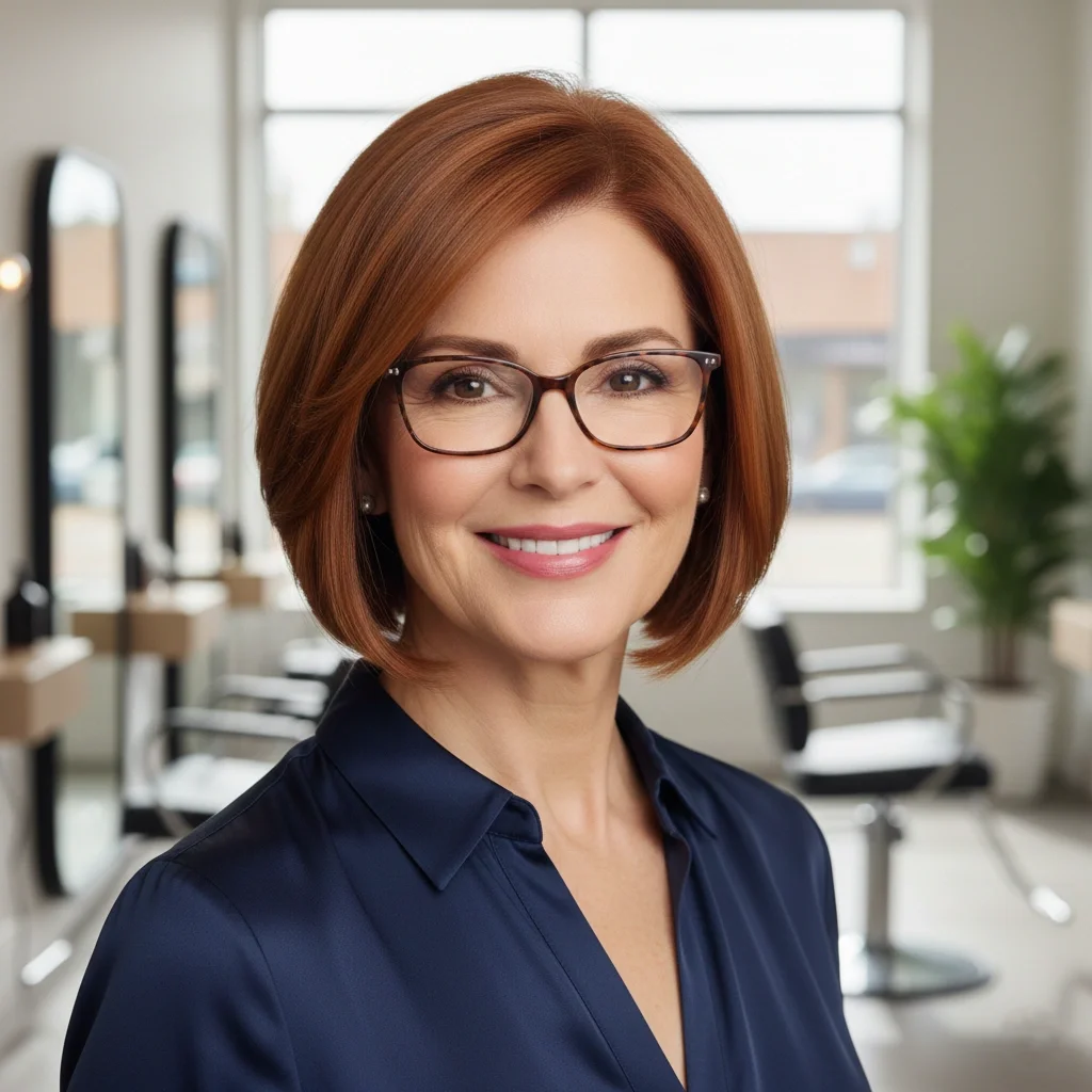 18 Short Hairstyles for Women Over 60 With Glasses