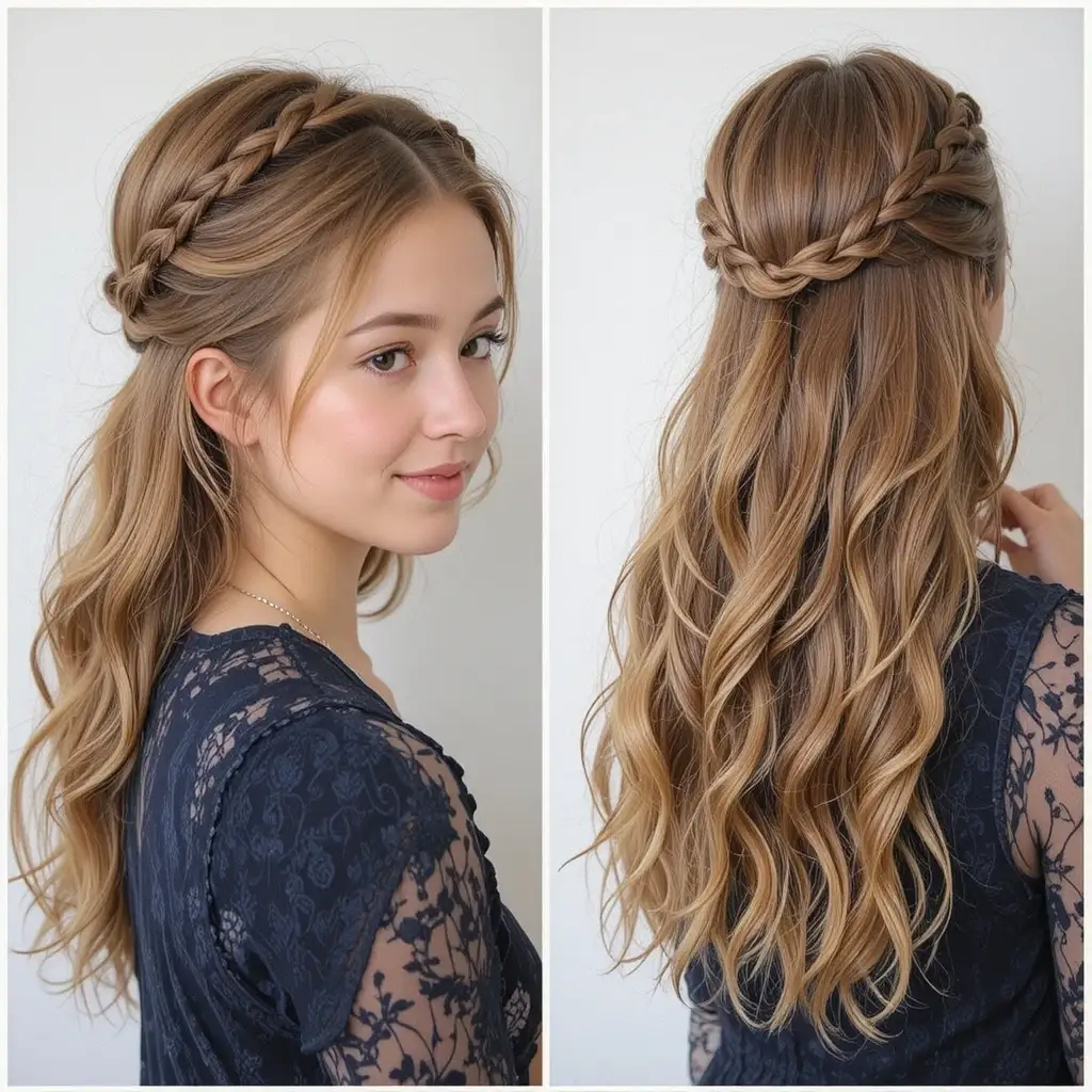22 Elegant Half-Up Half-Down Hairstyles for Any Occasion