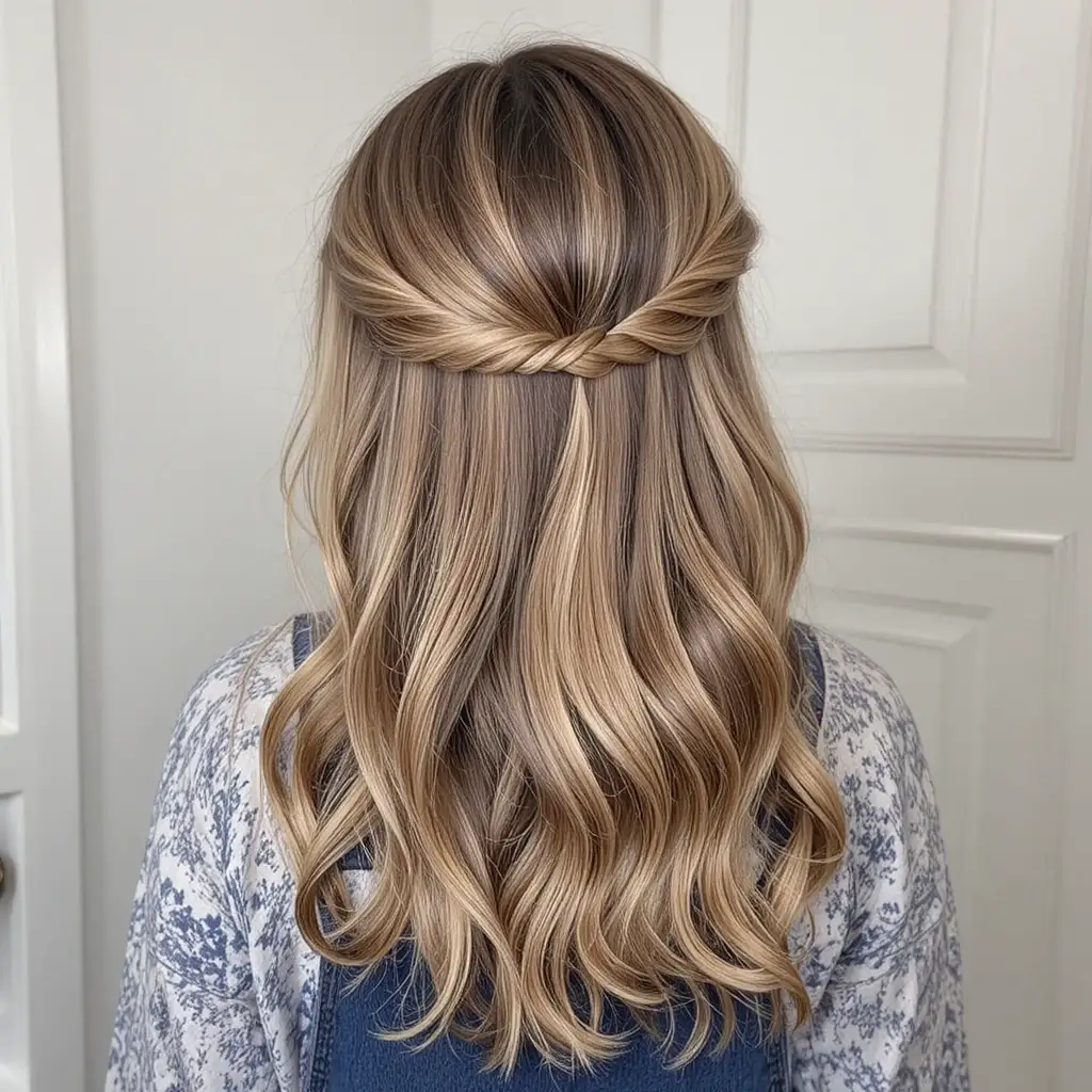 22 Elegant Half-Up Half-Down Hairstyles for Any Occasion