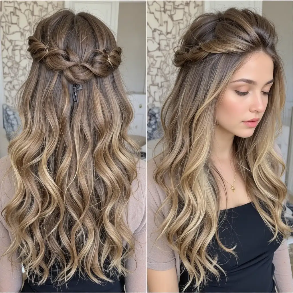 22 Elegant Half-Up Half-Down Hairstyles for Any Occasion