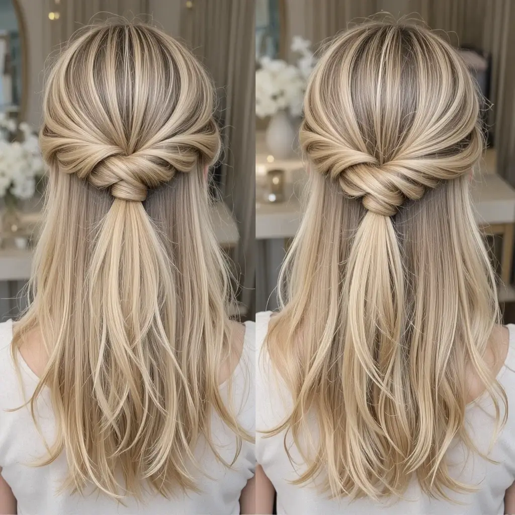 22 Elegant Half-Up Half-Down Hairstyles for Any Occasion