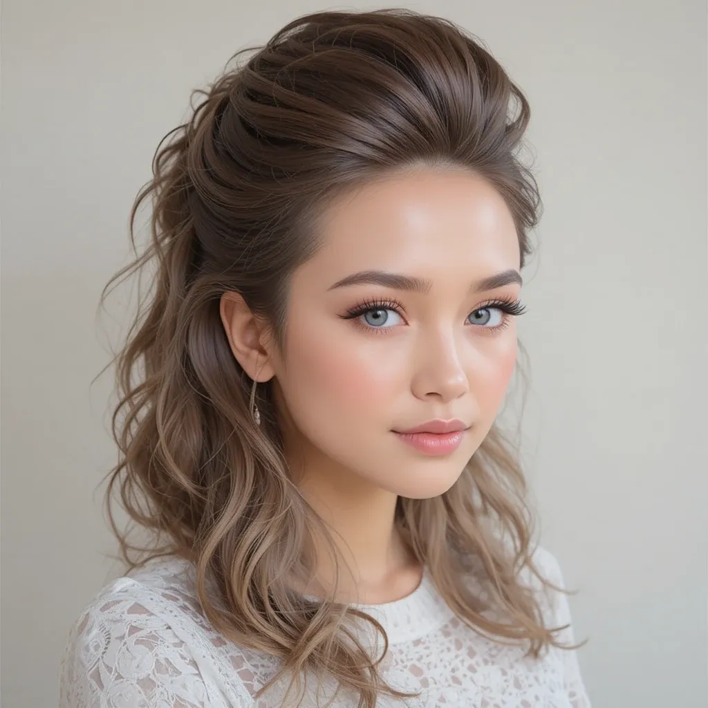 22 Elegant Half-Up Half-Down Hairstyles for Any Occasion
