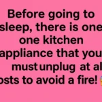 Before You Go To Bed, Don't Forget To Unplug This Kitchen Appliance
