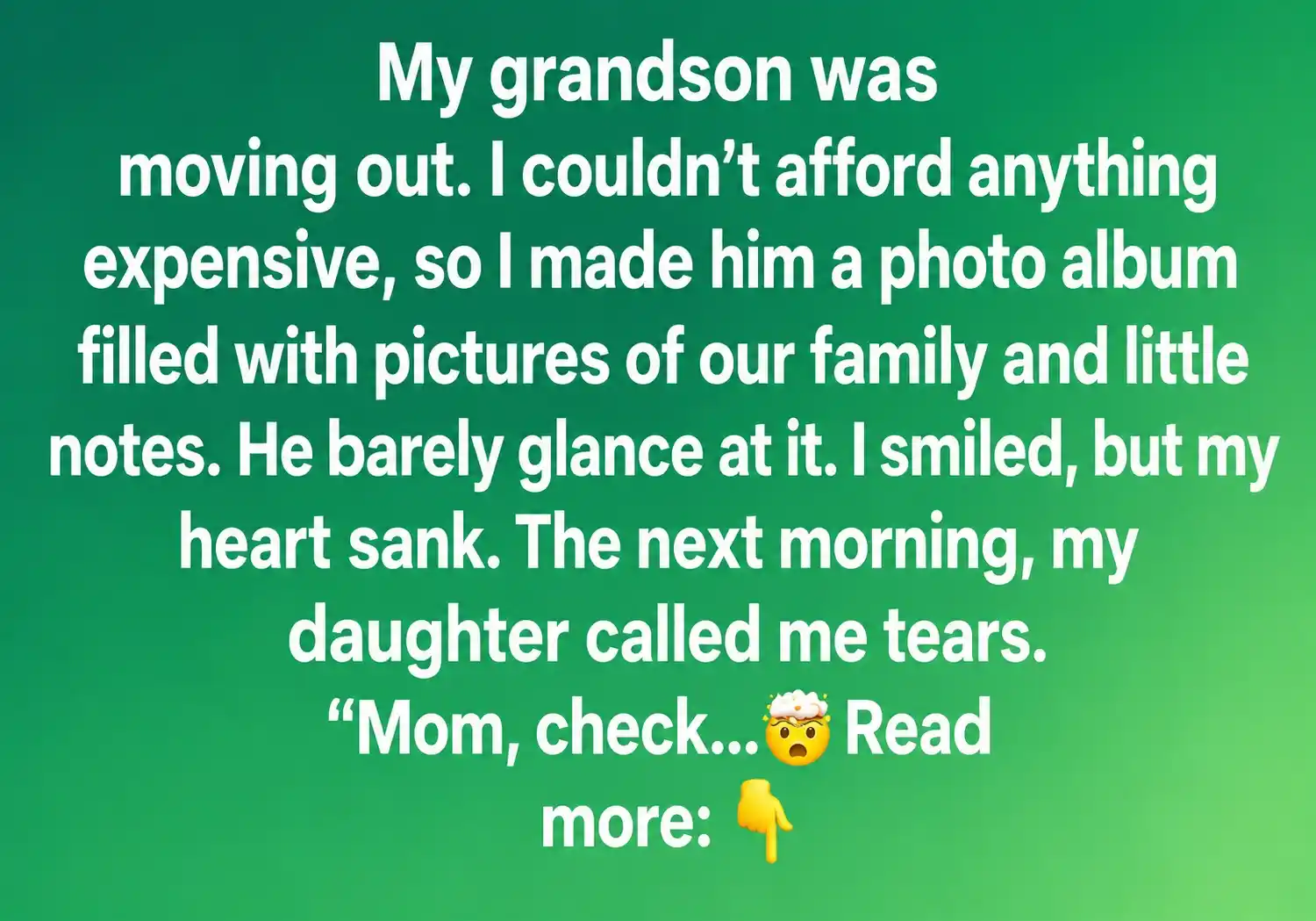 My Grandson Barely Looked at the Photo Album I Made Him—Then My Daughter Called Me in Tears