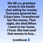 My 68-Year-Old Grandma Asked For Money, But Everyone Ignored Her